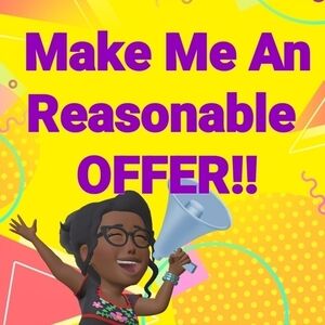 REASONABLE OFFERS WELCOMED GO CHECK OUT MY CLOSET!!